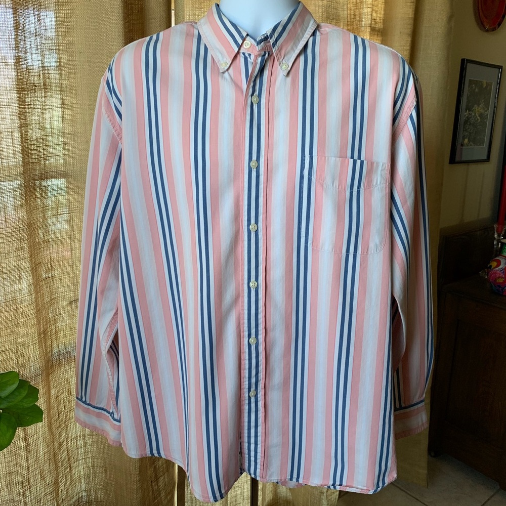 Bass Casual Men’s Full Button Shirt